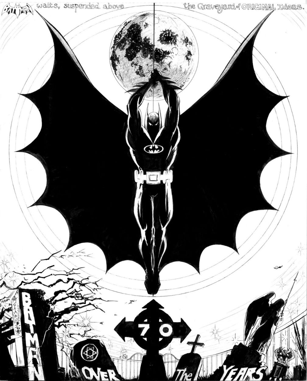 Trevor Von Eeden In Club Batmans Club Batman Comic Art Gallery Room 7181